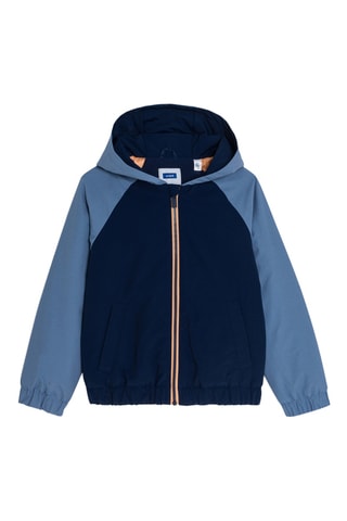 Cazadora con capucha - Azul marino - Okaidi