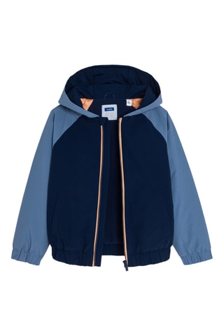 Cazadora con capucha - Azul marino - Okaidi