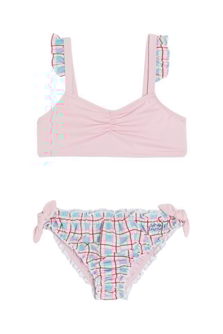 Bikini - Rosa y blanco - Kidiliz