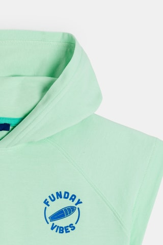 Chaleco con capucha - Verde claro - Okaidi