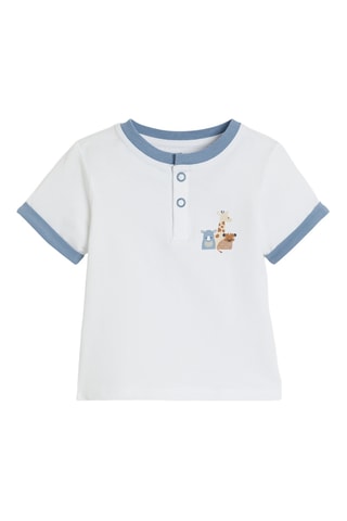 Camiseta y short - Blanco - Obaibi