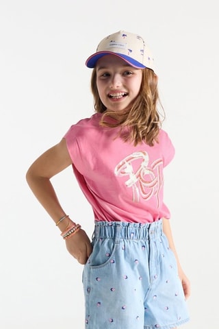 Camiseta - Rosa - Okaidi