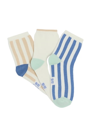 3 pares de calcetines - Beige - Obaibi