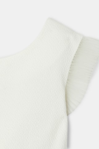 Vestido trapecio - Blanco - Kidiliz