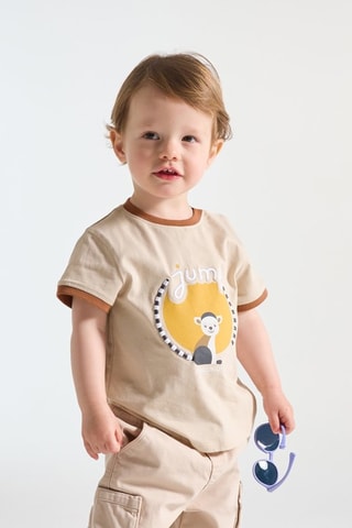 Camiseta - Beige - Obaibi