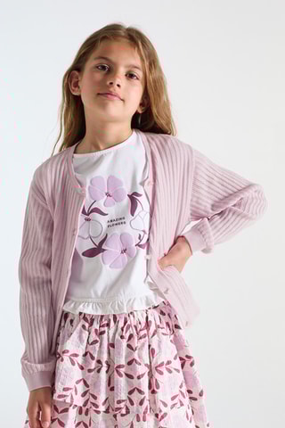 Cárdigan - Rosa pastel - Okaidi