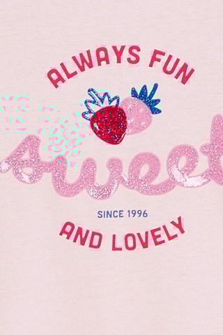 Camiseta - Rosa pastel - Okaidi