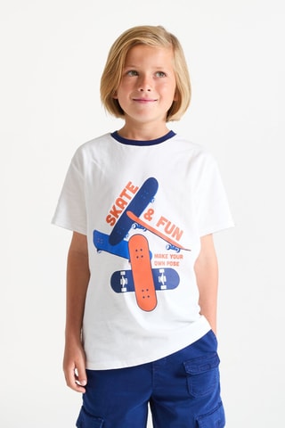 Camiseta - Blanco - Okaidi