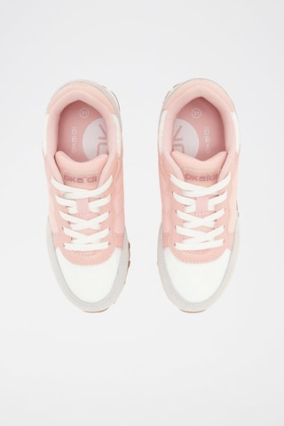 Baskets en cuir Rose - Okaïdi