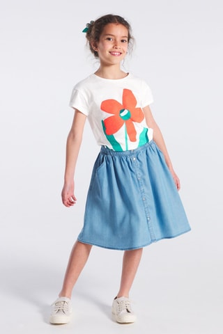 Camiseta - Blanco jaspeado - Obaïbi