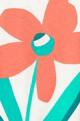 Camiseta - Blanco jaspeado - Obaïbi