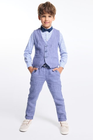 Pantalón - Azul marino jaspeado