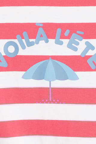 Camiseta de tirantes - Rosa y blanco