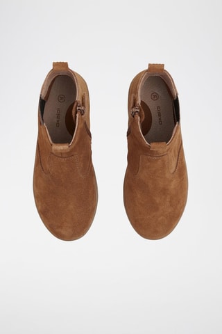 Botines Chelsea de nobuk - Camel - Okaïdi