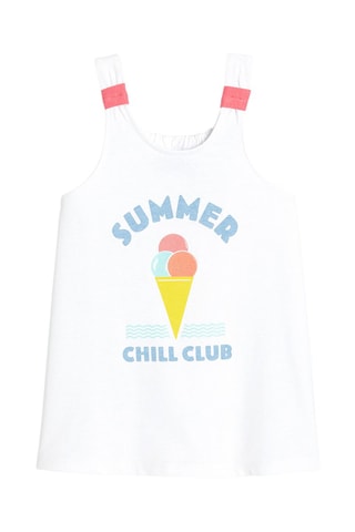 Camiseta de tirantes - Blanco