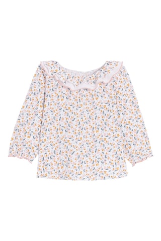 Blusa - Naranja y celeste