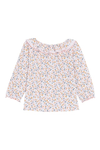 Blusa - Naranja y celeste