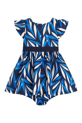 Vestido y cubrepañal - Azul