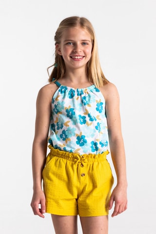 Camiseta de tirantes - Blanco jaspeado