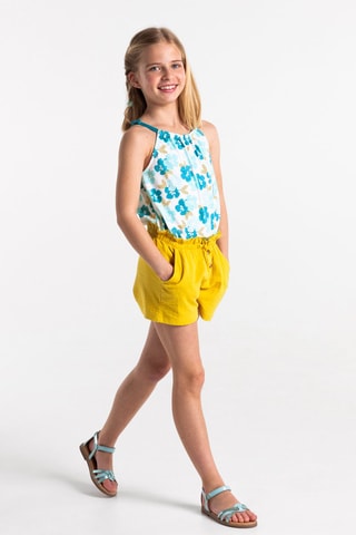 Camiseta de tirantes - Blanco jaspeado