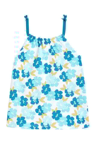 Camiseta de tirantes - Blanco jaspeado