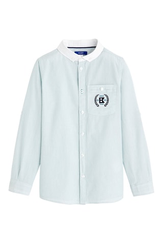 Camisa - Celeste y blanco