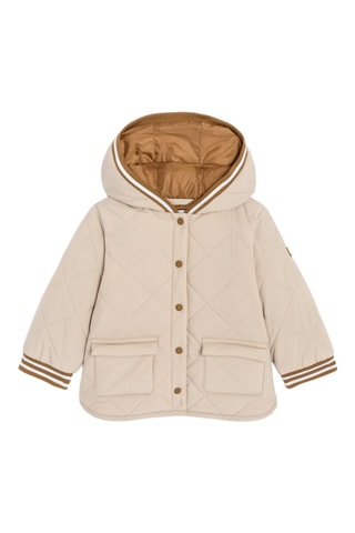 Anorak con capucha - Beige