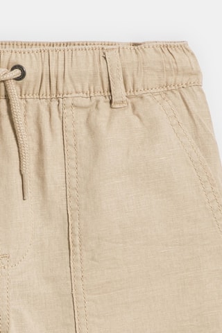 Pantalón de lino - Beige claro