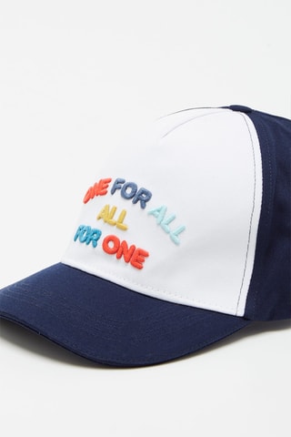 Gorra - Azul marino y blanco