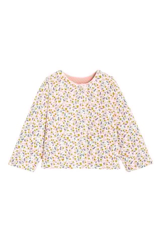 Chaqueta reversible - Rosa y blanco