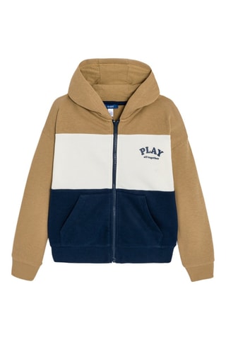 Sudadera con capucha - Camel
