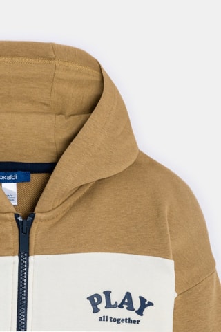 Sudadera con capucha - Camel