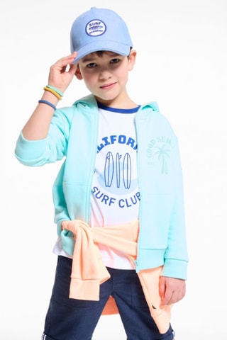 Sudadera con capucha - Turquesa