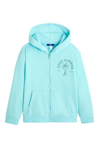 Sudadera con capucha - Turquesa