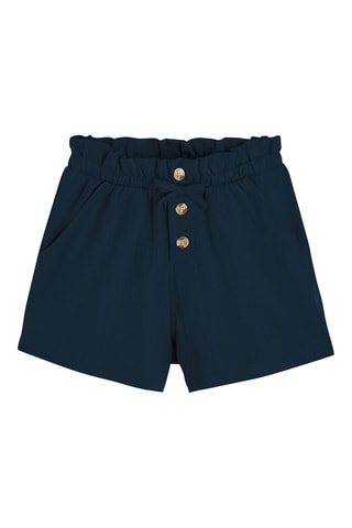 Short de tiro alto - Azul marino
