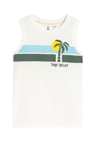 Camiseta de tirantes - Blanco