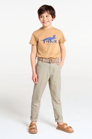 Pantalón de lino - Beige