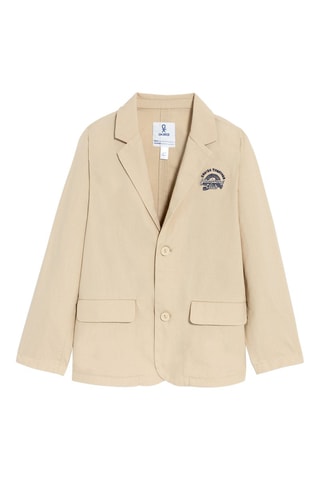 Chaqueta de lino - Beige