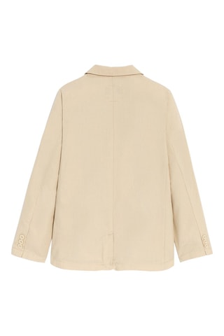 Chaqueta de lino - Beige