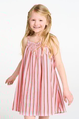 Vestido - Rosa y rojo