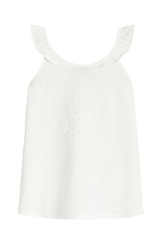 Camiseta sin mangas - Blanco