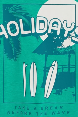 Camiseta - Verde oscuro