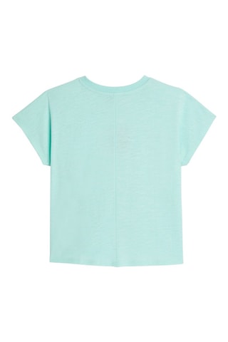 Camiseta - Verde agua jaspeado