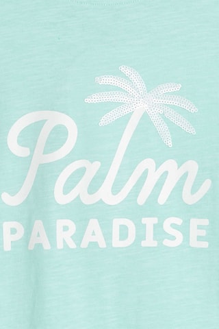 Camiseta - Verde agua jaspeado