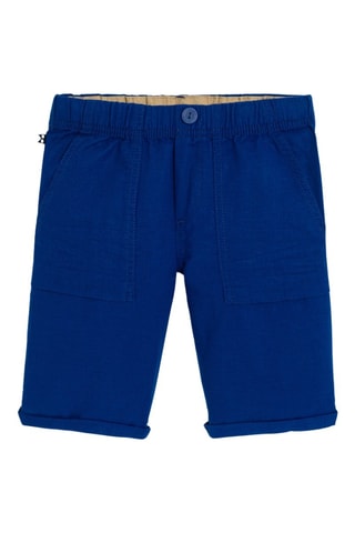 Bermudas de lino - Azul rey