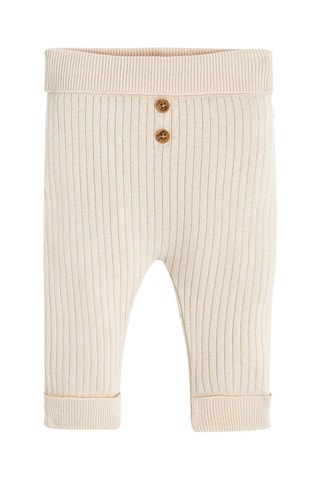 Body y pantalón - Blanco y beige