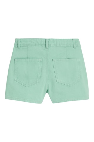Falda pantalón vaquera - Verde