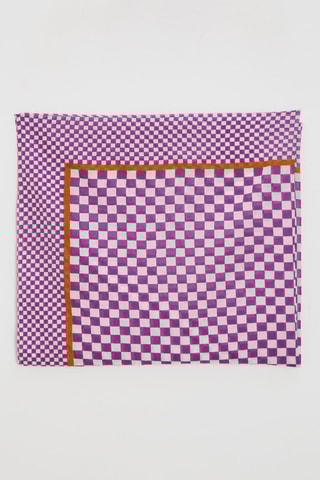 Fular - Violeta y blanco - Okaïdi