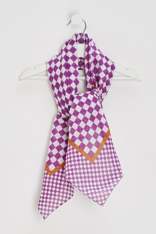 Fular - Violeta y blanco - Okaïdi