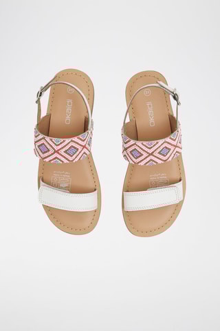 Sandalias de piel - Blanco